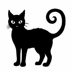 Halloween Cat Bundle Cut File, Cat Witch Svg, Clipart, Vector SVG 