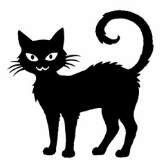 Halloween Cat Bundle Cut File, Cat Witch Svg, Clipart, Vector SVG 