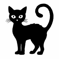 Halloween Cat Bundle Cut File, Cat Witch Svg, Clipart, Vector SVG 