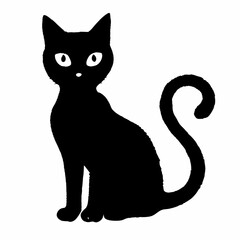 Halloween Cat Bundle Cut File, Cat Witch Svg, Clipart, Vector SVG 