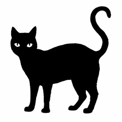 Halloween Cat Bundle Cut File, Cat Witch Svg, Clipart, Vector SVG 