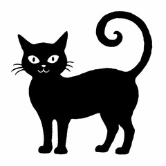 Halloween Cat Bundle Cut File, Cat Witch Svg, Clipart, Vector SVG 