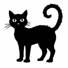 Halloween Cat Bundle Cut File, Cat Witch Svg, Clipart, Vector SVG 