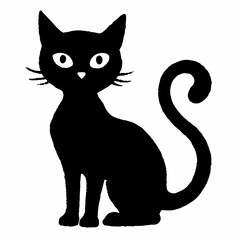 Halloween Cat Bundle Cut File, Cat Witch Svg, Clipart, Vector SVG 