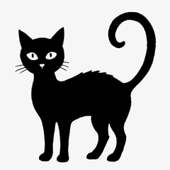 Halloween Cat Bundle Cut File, Cat Witch Svg, Clipart, Vector SVG 