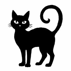 Halloween Cat Bundle Cut File, Cat Witch Svg, Clipart, Vector SVG 