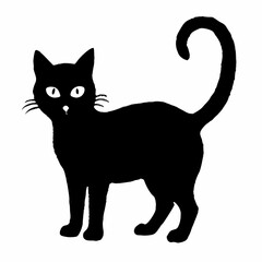 Halloween Cat Bundle Cut File, Cat Witch Svg, Clipart, Vector SVG 