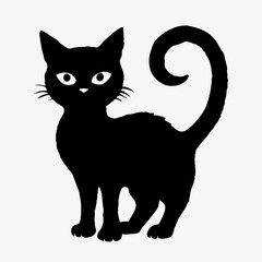 Halloween Cat Bundle Cut File, Cat Witch Svg, Clipart, Vector SVG 