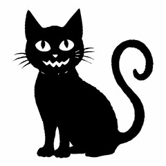 Halloween Cat Bundle Cut File, Cat Witch Svg, Clipart, Vector SVG 