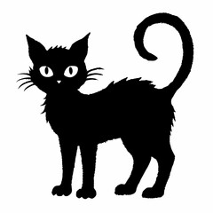 Halloween Cat Bundle Cut File, Cat Witch Svg, Clipart, Vector SVG 