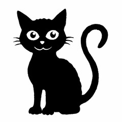 Halloween Cat Bundle Cut File, Cat Witch Svg, Clipart, Vector SVG 