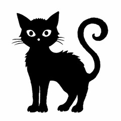 Halloween Cat Bundle Cut File, Cat Witch Svg, Clipart, Vector SVG 