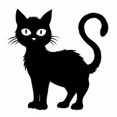 Halloween Cat Bundle Cut File, Cat Witch Svg, Clipart, Vector SVG 