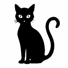 Halloween Cat Bundle Cut File, Cat Witch Svg, Clipart, Vector SVG 