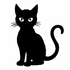 Halloween Cat Bundle Cut File, Cat Witch Svg, Clipart, Vector SVG 