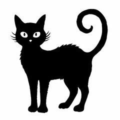 Halloween Cat Bundle Cut File, Cat Witch Svg, Clipart, Vector SVG 