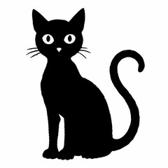 Halloween Cat Bundle Cut File, Cat Witch Svg, Clipart, Vector SVG 