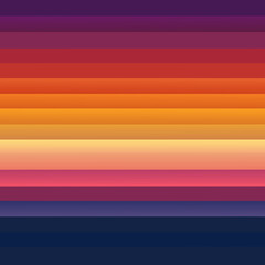 Vibrant Sunset Gradient Smooth Orange, Pink, and Purple Transitions in Vector Art