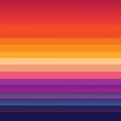 Vibrant Sunset Gradient Smooth Orange, Pink, and Purple Transitions in Vector Art