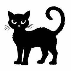 Halloween Cat Bundle Cut File, Cat Witch Svg, Clipart, Vector SVG 