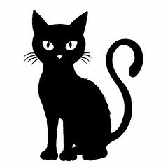 Halloween Cat Bundle Cut File, Cat Witch Svg, Clipart, Vector SVG 