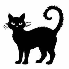 Halloween Cat Bundle Cut File, Cat Witch Svg, Clipart, Vector SVG 