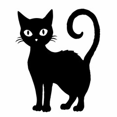 Halloween Cat Bundle Cut File, Cat Witch Svg, Clipart, Vector SVG 