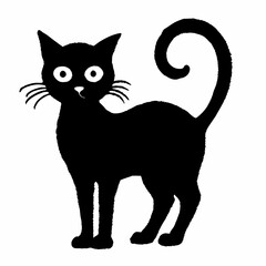 Halloween Cat Bundle Cut File, Cat Witch Svg, Clipart, Vector SVG 