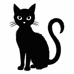 Halloween Cat Bundle Cut File, Cat Witch Svg, Clipart, Vector SVG 