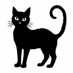 Halloween Cat Bundle Cut File, Cat Witch Svg, Clipart, Vector SVG 