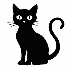 Halloween Cat Bundle Cut File, Cat Witch Svg, Clipart, Vector SVG 