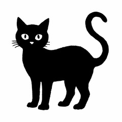 Halloween Cat Bundle Cut File, Cat Witch Svg, Clipart, Vector SVG 