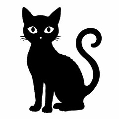 Halloween Cat Bundle Cut File, Cat Witch Svg, Clipart, Vector SVG 