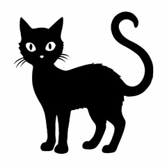 Halloween Cat Bundle Cut File, Cat Witch Svg, Clipart, Vector SVG 