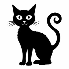 Halloween Cat Bundle Cut File, Cat Witch Svg, Clipart, Vector SVG 