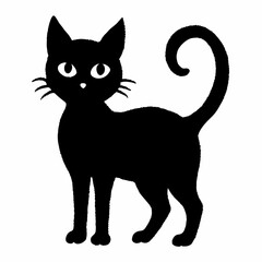 Halloween Cat Bundle Cut File, Cat Witch Svg, Clipart, Vector SVG 