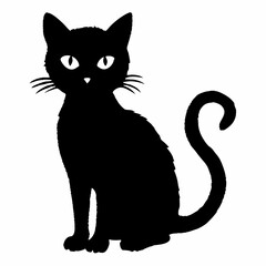 Halloween Cat Bundle Cut File, Cat Witch Svg, Clipart, Vector SVG 