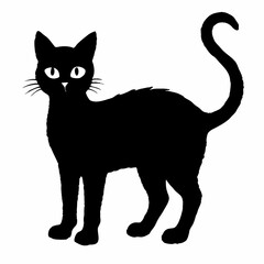 Halloween Cat Bundle Cut File, Cat Witch Svg, Clipart, Vector SVG 