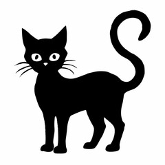 Halloween Cat Bundle Cut File, Cat Witch Svg, Clipart, Vector SVG 