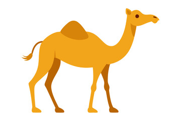 Camel Silhouette Vector Illustration - SVG, Cricut Files, Clipart & T-Shirt Graphics for Desert-Themed Designs