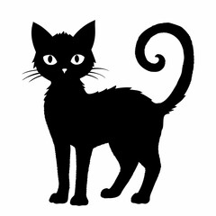 Halloween Cat Bundle Cut File, Cat Witch Svg, Clipart, Vector SVG 