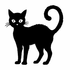 Halloween Cat Bundle Cut File, Cat Witch Svg, Clipart, Vector SVG 
