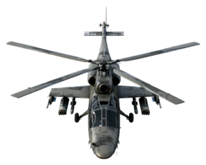 PNG  Military helicopter with weaponry