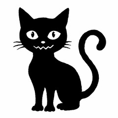 Halloween Cat Bundle Cut File, Cat Witch Svg, Clipart, Vector SVG 