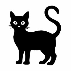 Halloween Cat Bundle Cut File, Cat Witch Svg, Clipart, Vector SVG 
