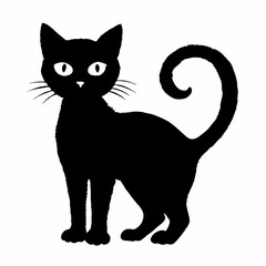 Halloween Cat Bundle Cut File, Cat Witch Svg, Clipart, Vector SVG 