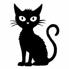 Halloween Cat Bundle Cut File, Cat Witch Svg, Clipart, Vector SVG 