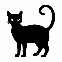Halloween Cat Bundle Cut File, Cat Witch Svg, Clipart, Vector SVG 