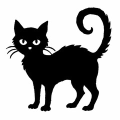 Halloween Cat Bundle Cut File, Cat Witch Svg, Clipart, Vector SVG 
