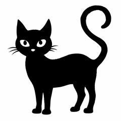 Halloween Cat Bundle Cut File, Cat Witch Svg, Clipart, Vector SVG 